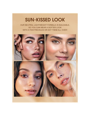 Bolígrafo de Pecas Impermeable Aaiffey 2 Colores Secado Rápido