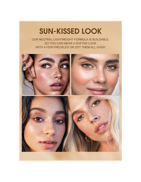 Bolígrafo de Pecas Impermeable Aaiffey 2 Colores Secado Rápido