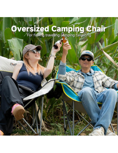 Silla de Camping Plegable Thallike Alta Resistencia 181Kg