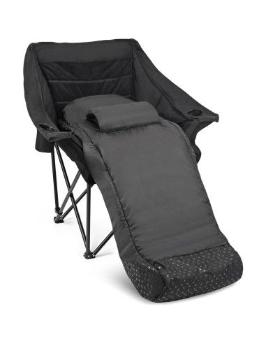 Silla de Camping Calefaccionada Minndudu XL Acolchada 181 kg