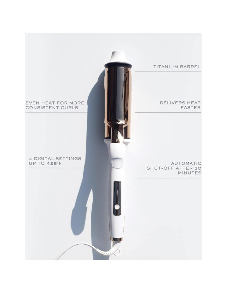 Tenaza de Rizar Titanio 2" Kristin Ess para Cabello Grueso