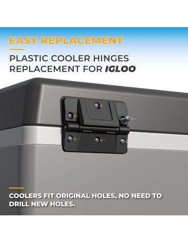 Bisagras Mecánicas Sobredimensionadas Pokin para Neveras Igloo 150-165 QT