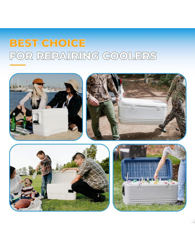 Bisagras Mecánicas Sobredimensionadas Pokin para Neveras Igloo 150-165 QT