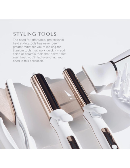 Tenaza de Rizar Titanio 2" Kristin Ess para Cabello Grueso