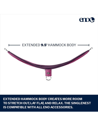 Hamaca SingleNest ENO con Sistema de Suspensión Atlas 2.9m