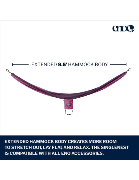 Hamaca SingleNest ENO con Sistema de Suspensión Atlas 2.9m