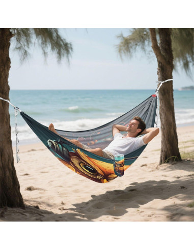 Hamaca de Camping Takiito 150 kg Ligera y Portátil 289.6x138 cm