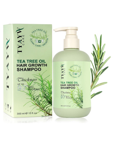 Champú Engrosante Romero y Árbol de Té 300ml JINGDAIBURY