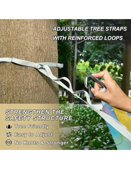 Hamaca de Camping Ligera Vigetue 149.7kg con Correas y Bolsa