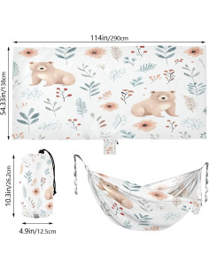 Hamaca de Camping Ligera Vigetue 150kg - Portátil con Correas 2