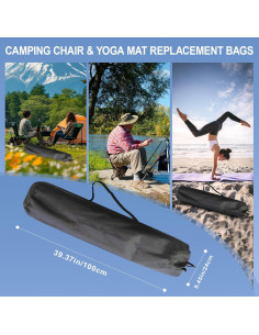 Paquete de 2 bolsas de transporte para sillas de camping Coleman 100 cm 2