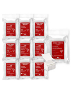 Gasa Estéril Comprimida Z-Folded Everlit 10 Paquetes 11.43 cm x 3.75 m