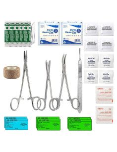 Kit de Primeros Auxilios 28 Piezas A2Z Scilab Acero Inoxidable