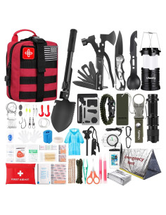 Kit de Supervivencia Uhoolly 252 Piezas con Primeros Auxilios