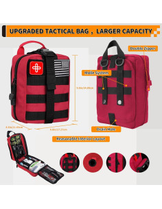 Kit de Supervivencia Uhoolly 252 Piezas con Primeros Auxilios 2