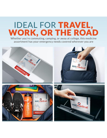 Kit de Reabastecimiento de Medicamentos Epic Medical Supply - 28 Paquetes