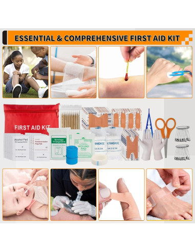 Kit de Supervivencia Uhoolly 252 Piezas con Primeros Auxilios