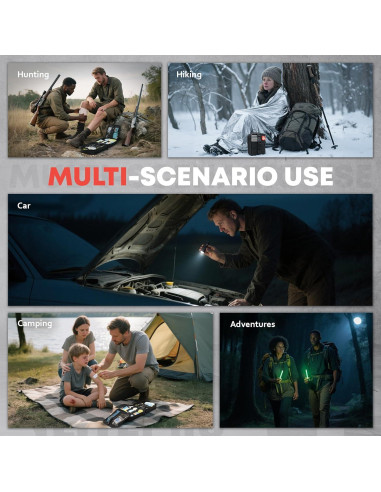 Kit de Primeros Auxilios VLITEPRO 242 Piezas con Bolsa Molle