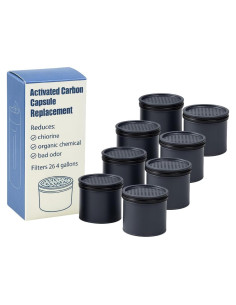 Filtro de Agua de Carbono Nispira para Botellas Lifestraw - 8 Unidades