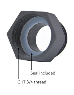 Adaptador de Filtro de Agua Lynora GHT 3/4 a 28mm con Sello 2