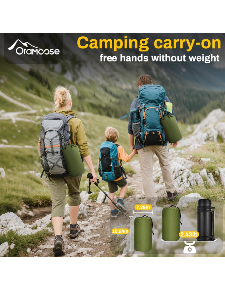 Colchón Inflable Doble Oramoose 15 cm con Almohada y Bomba