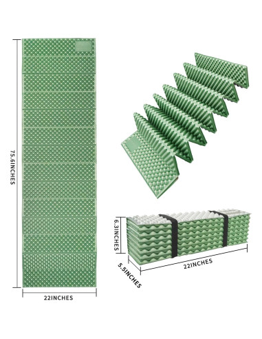Colchoneta de Espuma Genérica para Camping 192x56 cm Plegable