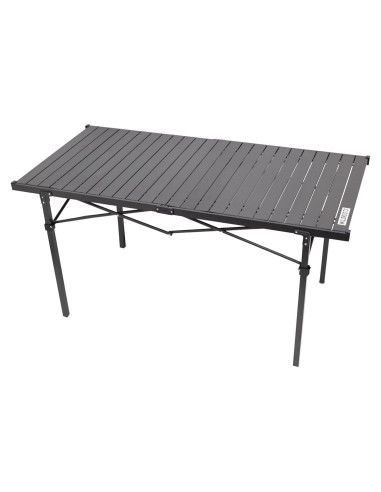 Mesa Plegable Negra Wildroots XL para Camping y Picnic