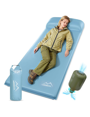 Almohadilla de Dormir Autoinflable M KARMATER 3.1" con Bomba