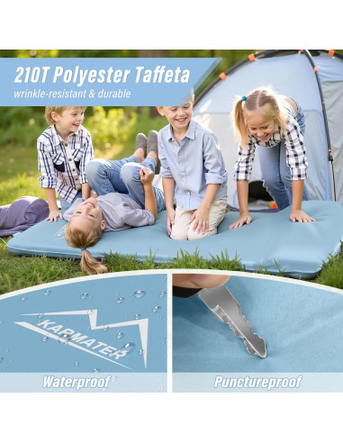 Almohadilla de Dormir Autoinflable M KARMATER 3.1" con Bomba