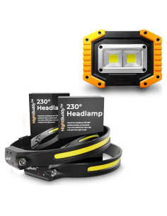 Linterna Frontal LED Recargable NightBuddy 350 Lúmenes
