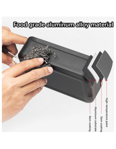 Caja de Almuerzo Bento Alocs de Aluminio para Camping 1.5L