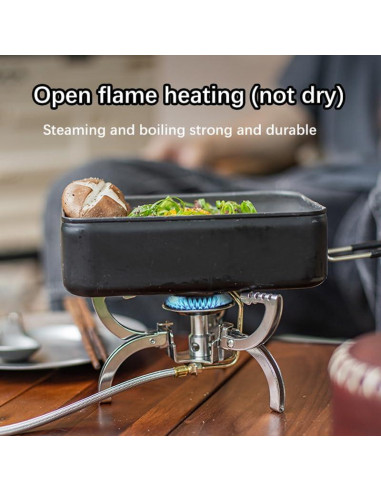 Caja de Almuerzo Bento Alocs de Aluminio para Camping 1.5L