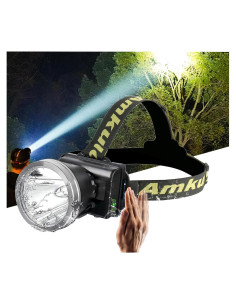 Linterna Frontal Recargable Amkulop X4-B LED 500m Alcance