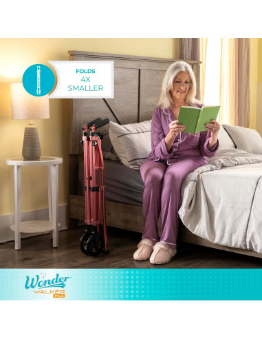 Andador Plegable Wonder Walker Plus Corto 3.18kg para Adultos
