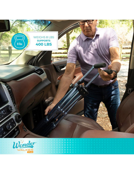 Andador Plegable Wonder Walker Plus Corto 3.18kg para Adultos
