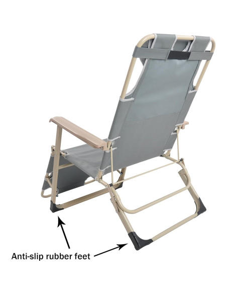 Sillas de Patio Plegables Lucky Tree - Juego de 2 Reclinables