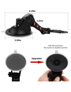 4 Ventosas de Sujeción AICEL para Camping y Coche - Rojo 2