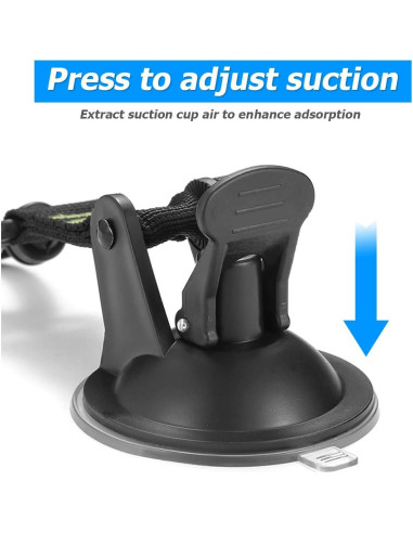 4 Ventosas de Sujeción AICEL para Camping y Coche - Rojo