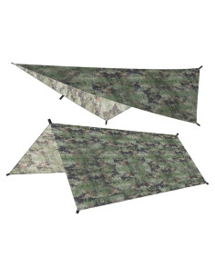 Toldo Impermeable Genérico 100x145cm Camuflaje para Camping