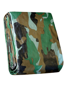 Lona Impermeable STARPYNG 7 Mil Camo 3x3.6 m Resistente UV