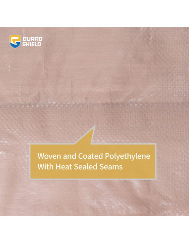 Lona Impermeable GUARD SHIELD 2.44x3.05m Beige/Plata 8mil