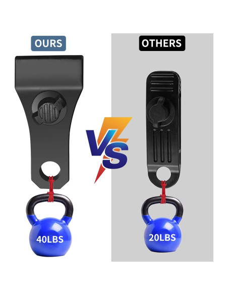 Clips Grandes para Lonas HLOGREE 40 Pcs Alta Resistencia