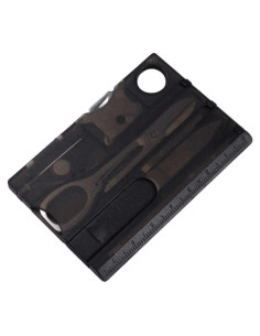 Tarjeta de Herramientas 12 en 1 Genérico Compacta para Camping