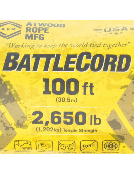 BattleCord GOLBERG G 30.48m Alta Resistencia 1200kg Nylon