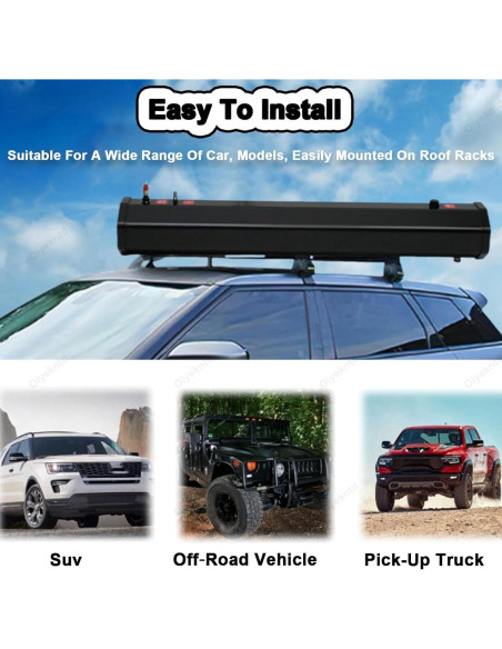 Soporte de Techo para Ducha de Carretera Oiyekntd 18L