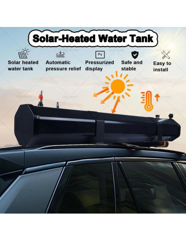 Soporte de Techo para Ducha de Carretera Oiyekntd 18L