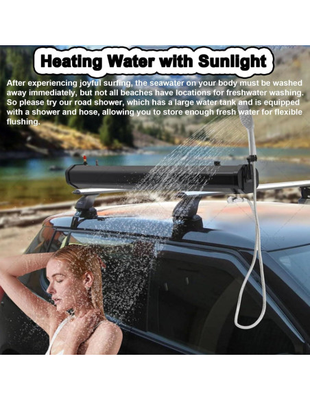 Soporte de Techo para Ducha de Carretera Oiyekntd 18L