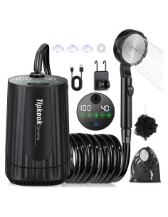 Ducha portátil recargable 10000mAh IPX8 - Bomba de camping