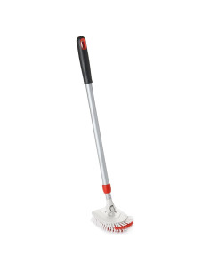 Cepillo Extensible OXO para Baño y Azulejos 66-106 cm Naranja