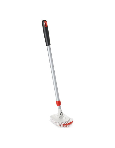 Cepillo Extensible OXO para Baño y Azulejos 66-106 cm Naranja